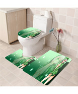 3Pcs/set Mine_craf006 Bathroom Toilet Mat Set Anti Slip Bath Mat Decorat... - $45.68 CAD+
