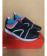 New in Box PUMA MMQ Zip Front Running Sneaker Black Pink Blue Women&#39;s sz... - $46.53