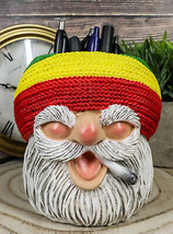 Whimsical Smoking Rastafarian Reggae Gypsy Gnome Stationery Pen Holder F... - $19.99