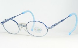 Ivko Baby&#39;z IVB03 11 Blue /WHITE Eyeglasses Glasses Metal Frame Kids 38-15mm - $29.70