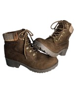 Rock &amp; Candy By Zigi Ryann Woman’s Ankle Boots Size 9 Dark Brown With Ye... - $854.49 MXN