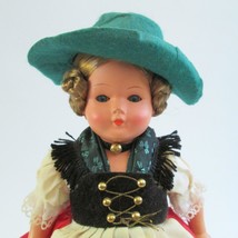 Austrian Strung Doll Sleep Eyes B-B Plastic Stand Vintage Made In Hong Kong - £22.28 GBP