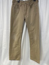 Levi Strauss  Mens Khaki Straight Fit Jens Size 33 x 32 SKU 6486 - $20.74