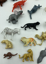 Lot of 30 Miniature Plastic Farm Zoo  Safari Animsls  -nice selection - £10.01 GBP