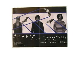 Gossip Affiche Mouvement Kill Rock Stars - $18.08