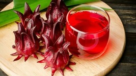 AD 25 Roselle Seeds Asian Sour Red Sorrell Florida Cranberry Home Garden - $18.19 CAD