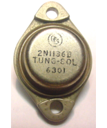 1-5 NOS Tung-Sol Elec 2N1136B PNP Power Transistor Vcbo 80V 6A TO-3 NTE-179 - $180.50 MXN