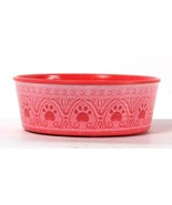1 Count TarHong Pink Medium Dishwasher Safe Dog Bowl - £16.51 GBP