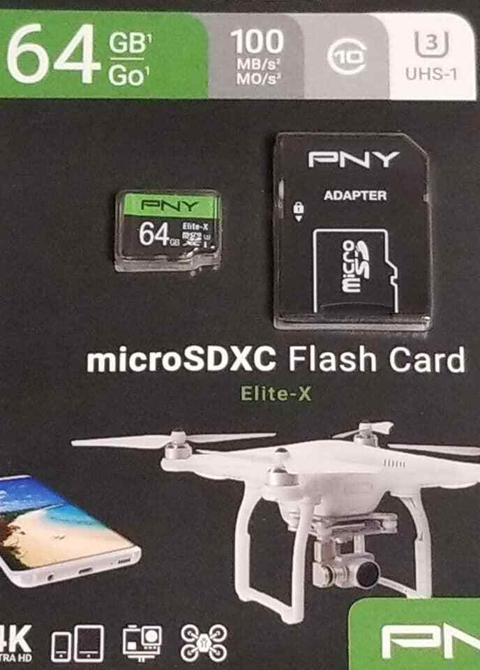 PNY 64GB Micro SDXC U3 Elite X for Drones (LOC TUB L-47) Item image 3