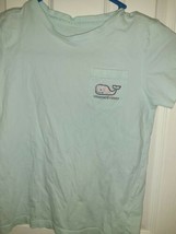 Vineyard Vines Whale  Sleeved  T Shirt Girls Youth Sz 10-12  - £25.32 GBP