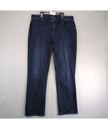 Talbots Flawless Five-Pocket Straight Curvy Jeans Women&#39;s 14 Stretch 34x... - $441.00 MXN