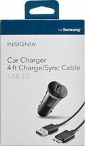 NEW Insignia Micro-USB 3.0 Car Charger Cable for WD My Passport Book Hard Drive - £4.78 GBP