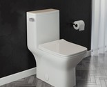 One-Piece Sq.Are Carré Toilet With Left Side Flush Handle And 128, 1T258... - $338.92