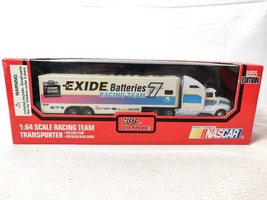 Racing Champions Geoff Bodine #7 NASCAR Exide Team Transporter 1995 - £13.27 GBP