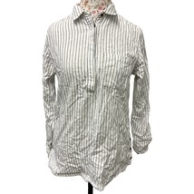 ⚓ Marine Layer Striped Button Down Shirt L Soft Coastal Minimalist Top - $48.44