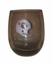 Vintage St Louis Cardinals Smokey Tumbler Glass LARGE 12oz DOF Cocktail - $175.39 MXN