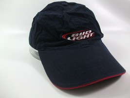 Bud Light Budweiser Beer Hat Dark Blue Strapback Baseball Cap - £11.76 GBP