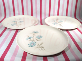 Fab Mid Century Taylor, Smith &amp; Taylor 3pc Boutonniere Ever Yours Dinner Plates - £23.97 GBP