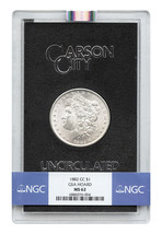 1882-CC $1 NGC/GSA MS62 (With Box) - £318.52 GBP