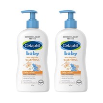 Cetaphil Baby Daily Lotion, Moisturiser with Organic Calendula 400ml (Pack of 2) - £75.07 GBP