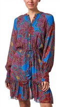 Farm Rio multi print relaxed dress in Blue and Red - size M - £68.08 GBP