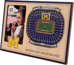 Youthefan NCAA Michigan Wolverines 3D Stadiumview Picture Frame - Michigan Stadi - £25.84 GBP