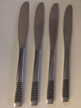 Vintage Rogers Co. Stainless Flatware Casa Vista 4 Dinner Knives - $17.70