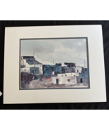 Watercolor Painting &quot;Taos After A Rain&quot; by James L. Whitlow Matted - £26.13 GBP