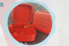 Jewelry Case (new) I ONLY LOOK LIKE I HAVE MY ---- TOGETHER - 4&quot;X4&quot; RED BOX - £18.20 GBP