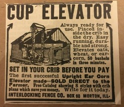 Vintage Interlocking Fence Co. Newspaper / Magazine Ad - Morton Buildings - £10.98 GBP