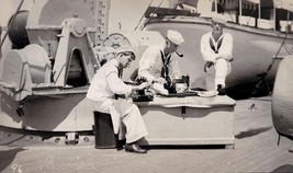 Vintage Negative; Busy Times On The Uss Wilmington; Circa 1912 - £27.29 GBP