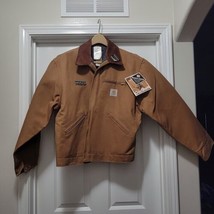 New Carhartt 6BLJ Union Made Detroit Blanket Jacket USA J01 BRN Men&#39;s 48 - $5,650.02 MXN