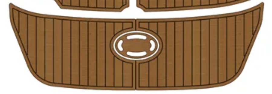 2006 Sea Ray 260 Sundancer Swim Platform Pad Boat EVA Foam Teak Deck Flo... - $246.51