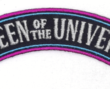 Queen Of The Universe Rocker Iron On Embroidered Patch 4&quot;x 1 1/2&quot; - $4.99