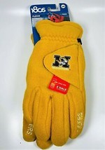 Missouri Tigers Work Style Gloves NFL Adult Warm Cotton Grip S/M Yellow Cake - £14.07 GBP