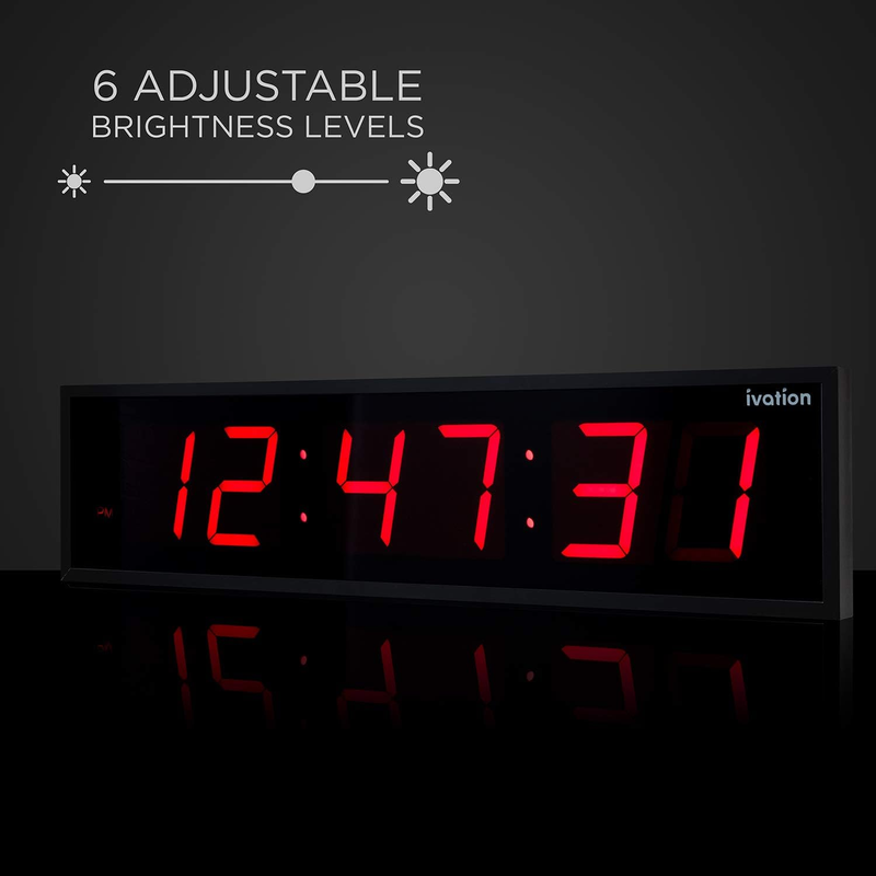 Huge Large Big Oversized Digital LED Clock - Shelf or Wall Mount (24 In Item image 3