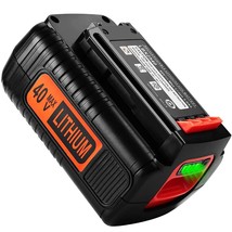 Upgrade 3000Mah 40 Volt Max Lithium Battery Replacement For Black And Decker 40V - £55.03 GBP