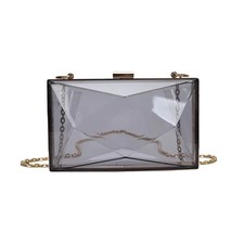 New  Puzzle Women Acrylic Clear Purse Cute Transparent Crossbody Bag Lucite See  - £53.77 GBP