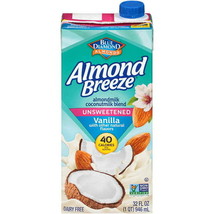 Almond Breeze Almond Coconut Blend, Vanilla Unsweetened (12 Pack) - $62.99