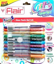 10 Color Glitter Gel Pen Set | Xtra Sparkle Ink Pens for Kids &amp; Craft Wr... - $20.89