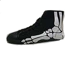 Be&amp;d Maison Dumain Boogie Man Bones Men Social Wear Sneaker. Black Canvas - $49.49