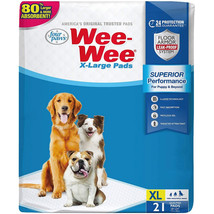 Four Paws X-Large Wee Wee Pads 28" x 34" - $88.76