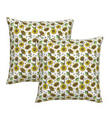 Decorative Sunflower throw pillow cover floral pillow cases square 18X18... - $15.99