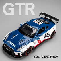 1:22 Nissan GTR Modified Car Alloy Model Car Diecast Metal Toy #White No... - £28.51 GBP