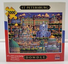 *I) St Petersburg Russia 1000 Piece Jigsaw Puzzle by Dowdle Folk Art 19"... - $11.87