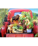 Kodak Stowaways Puzzle Puppy Dog Red Pickup Truck Farm Market Produce 10... - £7.79 GBP