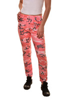 WILDFOX Womens Sweatpants Fire Camo Knox Soft Multicolor Size S WSV61738X - £48.12 GBP