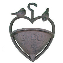 Hanging Heart Shaped Love Bird Feeder Or Bath 5.5&quot; Wide - £17.77 GBP