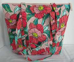 Vera Bradley Women Purse Shoulder Bag Handbag Villager Vintage Floral Pinks - £74.20 GBP