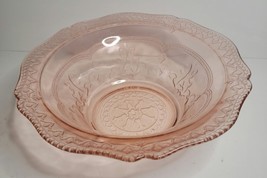 Federal Pink Depression 8.5&quot; Serving Bowl Patrician Pattern - £27.45 GBP